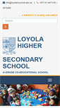Mobile Screenshot of loyolahsschool.edu.np